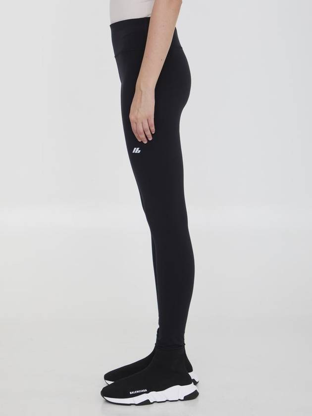 reflective logo leggings black - BALENCIAGA - BALAAN 4