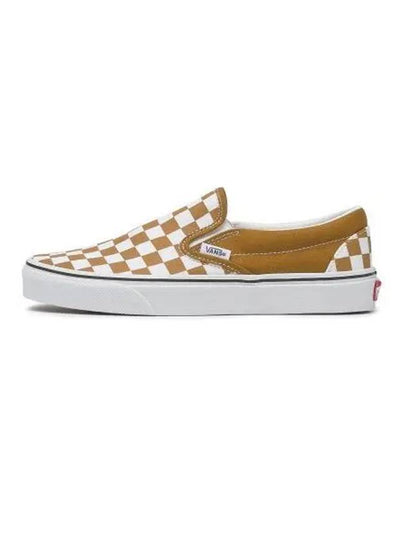 Classic Checkerboard Slip On Golden Brown - VANS - BALAAN 2