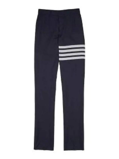 Diagonal Plain Weave Classic Wool Slacks Navy - THOM BROWNE - BALAAN 2