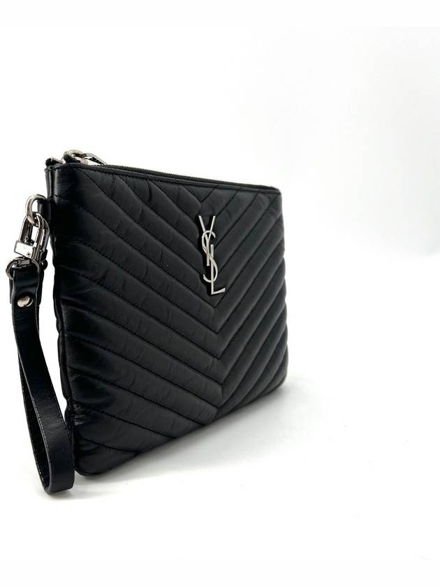 Monogram Matelasse Clutch Small 379039 - SAINT LAURENT - BALAAN 3