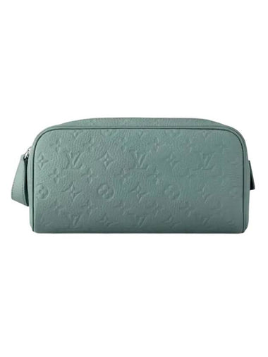 Dopp Kit Monogram Pouch Bag Green - LOUIS VUITTON - BALAAN 1