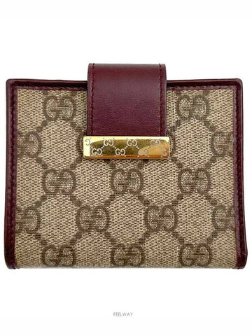 GG logo jacquard half wallet 2121091 - GUCCI - BALAAN 1