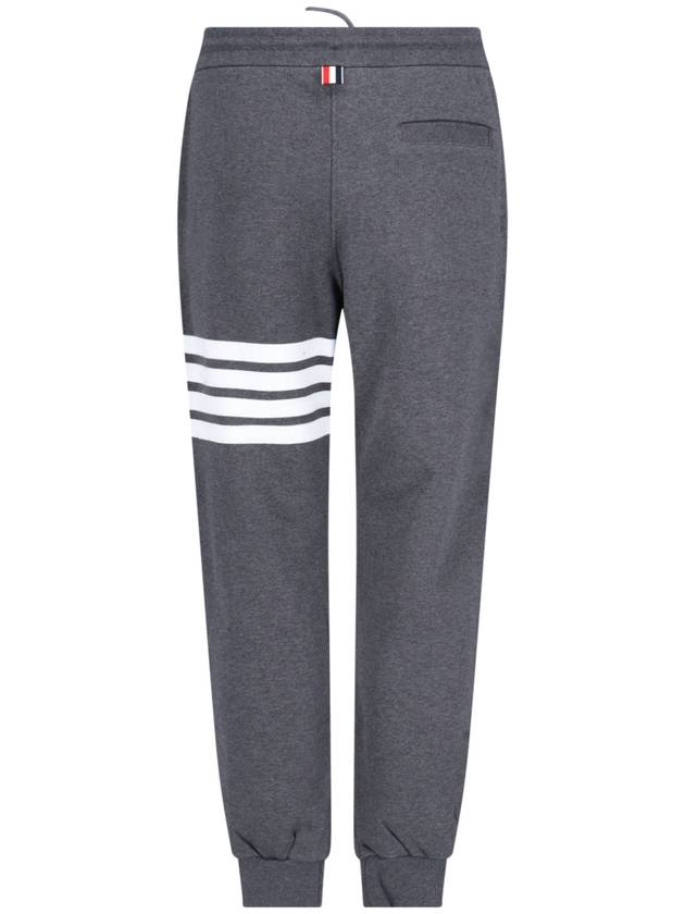 Signature 4 Bar Stripe Track Pants Dark Grey - THOM BROWNE - BALAAN 3