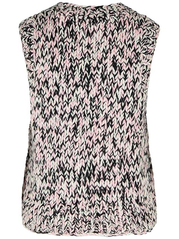 Ganni Pink Wool Vest - GANNI - BALAAN 3