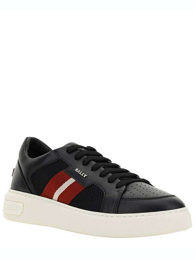 Men's Melys Low Top Sneakers Black - BALLY - BALAAN 3