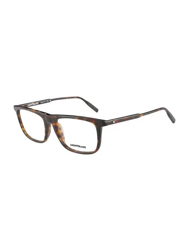 Eyewear Square Acetate Eyeglasses Havana - MONTBLANC - BALAAN 2