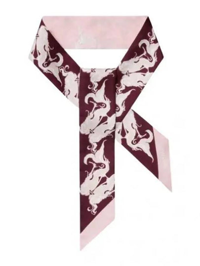 Metamorphosis Siren Silk Scarf Amarone - VALENTINO - BALAAN 2