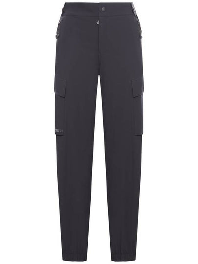 Grenoble Cargo Straight Pants Black - MONCLER - BALAAN 2