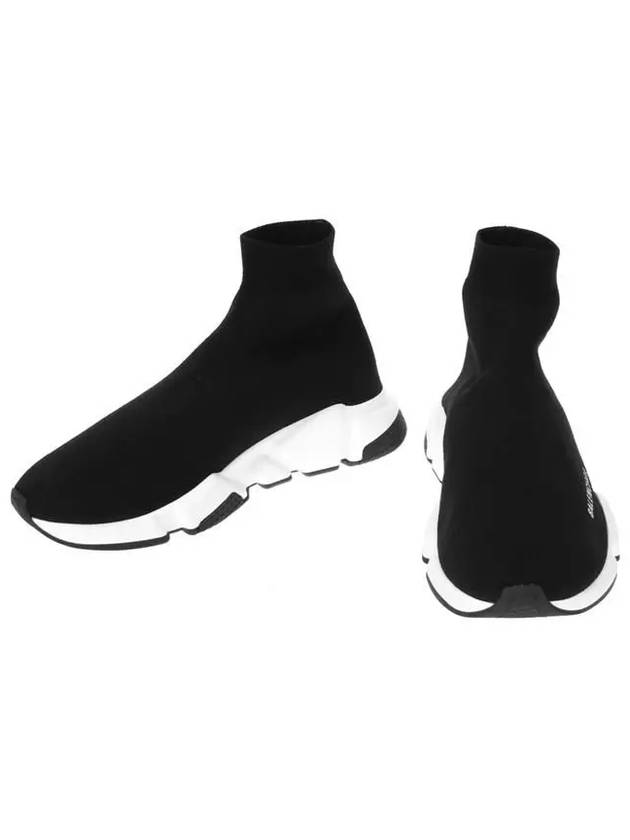 Speed Trainer  High Top Sneakers Black White - BALENCIAGA - BALAAN 5