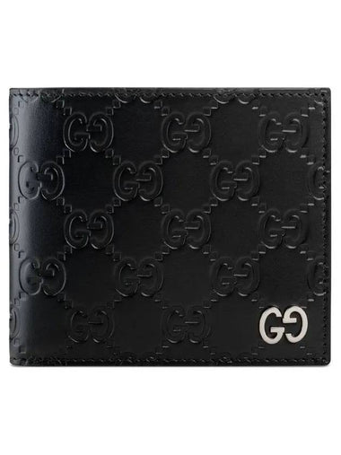 Signature Coin Pocket Half Wallet Black - GUCCI - BALAAN 1