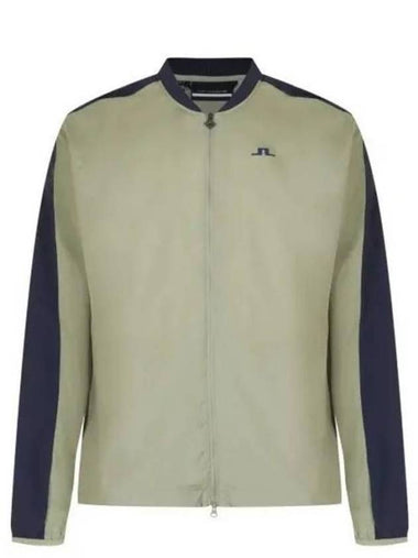 Tom Logo Zip-Up Jacket Oil Green - J.LINDEBERG - BALAAN 1