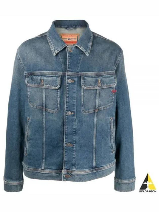 D Barcy Denim Jacket Blue - DIESEL - BALAAN 2