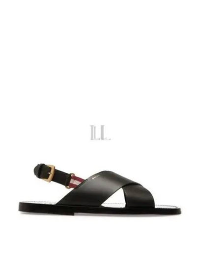 Crimy Cross Strap Sandals Black - BALLY - BALAAN 2