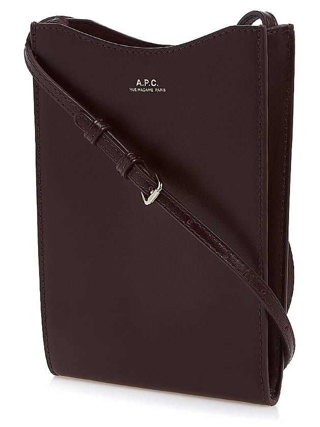 Jamie Mini Cross Bag Burgundy - A.P.C. - BALAAN.