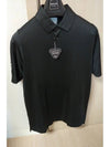 Men's Golf Wear Swing Tech Solid Polo Shirt Black Caviar - CALLAWAY GOLF - BALAAN 6