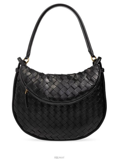 Intrecciato Gemelli Medium Tote Bag Black - BOTTEGA VENETA - BALAAN 2