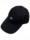 Triumph Logo Cotton Ball Cap Black - CELINE - BALAAN 2