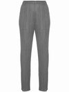 Pleated Straight Pants Grey - ISSEY MIYAKE - BALAAN 1