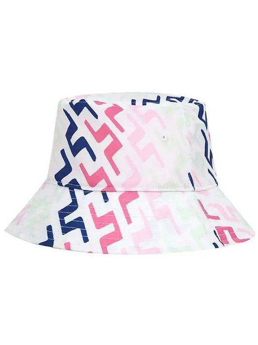 wave print bucket hat pink paint bridge - J.LINDEBERG - BALAAN 1