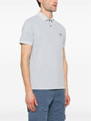 Wappen Cotton Short Sleeve Polo Shirt Sky Blue - STONE ISLAND - BALAAN 5