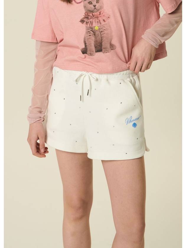 24 Eva glitter shorts_white - VIBEREEN - BALAAN 10