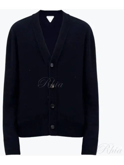 Classic Cashmere Cardigan Navy - BOTTEGA VENETA - BALAAN 2