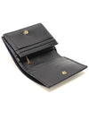 598532 Black leather two tone interlocking G card case half wallet - GUCCI - BALAAN 5