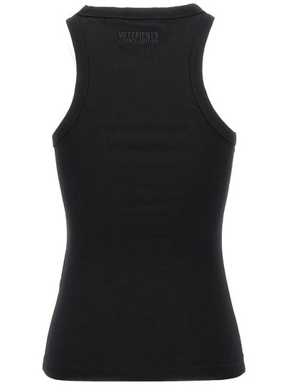 Vetements 'Oval Logo' Tank Top - VETEMENTS - BALAAN 2