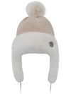 Women s Fur Ear Warmer Drop Beanie IPL4WCP174 BE - IJP DESIGN - BALAAN 2