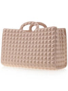 Le Troisieme Stud Pattern Rubber Tote Bag Powder - VALENTINO - BALAAN 3