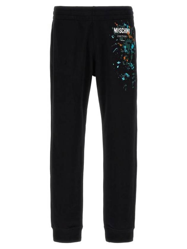 Straight Pants A036220281555 Black - MOSCHINO - BALAAN 1