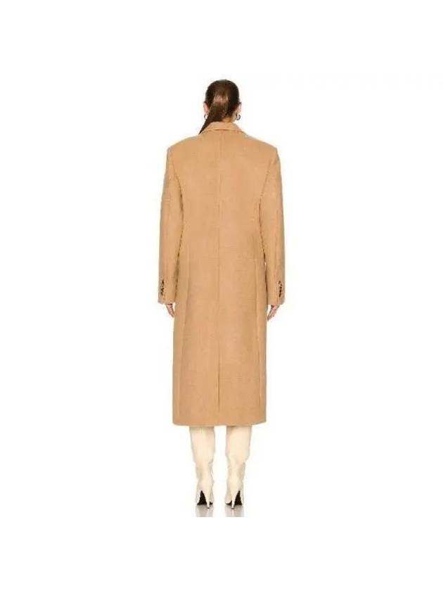 WARDROBE NYC Single breasted wool coat W4002R01 CAMEL - ETC - BALAAN 4