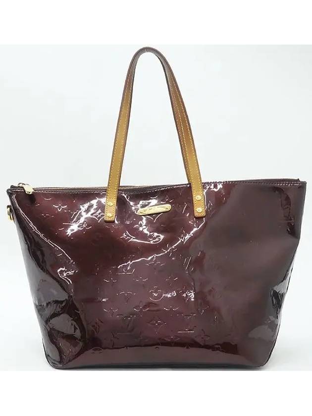 M93589 Monogram Vernis Amarante Bellevue GM Shoulder Bag - LOUIS VUITTON - BALAAN 1