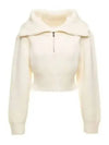 La Maille Risoul Double Collar Knit Top Offwhite - JACQUEMUS - BALAAN 2