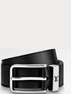 Pont Neuf 35MM Leather Belt Black - LOUIS VUITTON - BALAAN 3