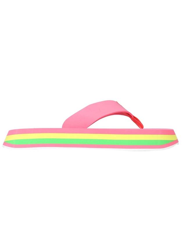 Chunky Color Block Flip Flops Pink - MSGM - BALAAN 1