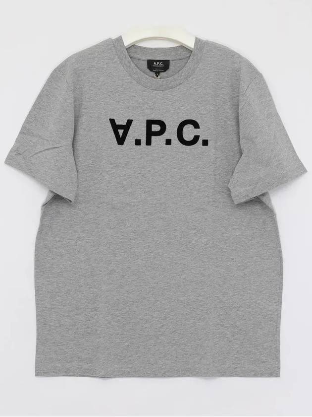 Standard Grand VPC Short Sleeve T-Shirt Grey - A.P.C. - BALAAN 3