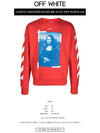 Mona Lisa Sweatshirt Red - OFF WHITE - BALAAN.