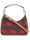 Stampa Pegasus Shoulder Bag Brown Red - ETRO - BALAAN 2