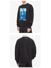 Mona Lisa Over Sweatshirt Black - OFF WHITE - BALAAN 6