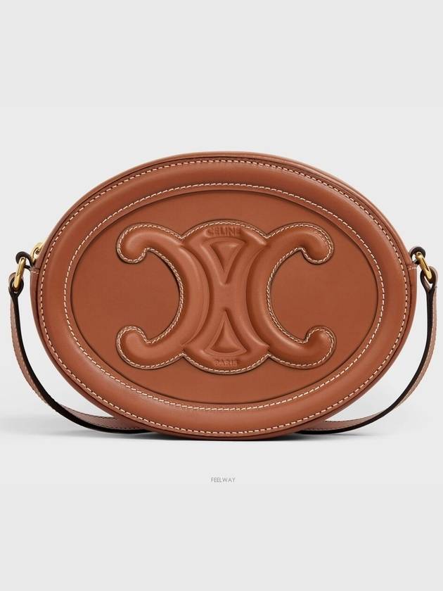 Cuir Triomphe Calfskin Cross Bag Tan - CELINE - BALAAN 2