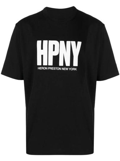 T-Shirt HMAA032C99JER005 1001 Black - HERON PRESTON - BALAAN 2