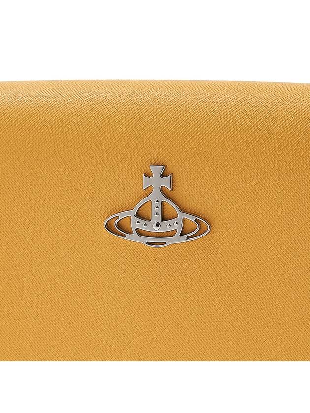 Saffiano Saddle Cross Bag Yellow - VIVIENNE WESTWOOD - BALAAN 7