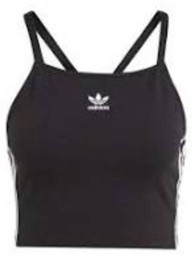 Adicolor 3 Stripe Cropped Sleeveless Black - ADIDAS - BALAAN 2