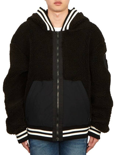 Ashford Zip Up Shearing Jacket Black - MOOSE KNUCKLES - BALAAN 2