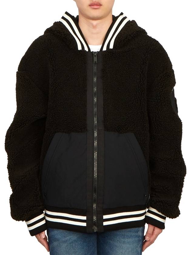 Ashford Zip Up Shearing Jacket Black - MOOSE KNUCKLES - BALAAN 4