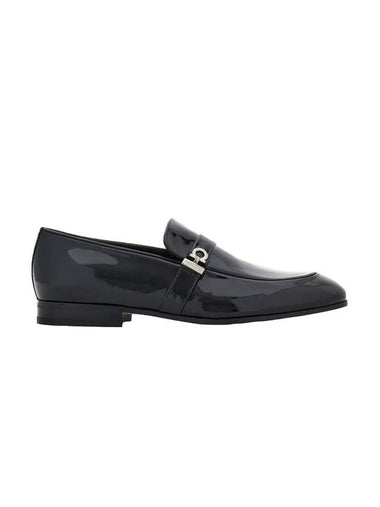 Gancini Ornament Moccasins Loafer Black - SALVATORE FERRAGAMO - BALAAN 1