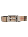 Reversible Leather Belt Beige - BURBERRY - BALAAN 1