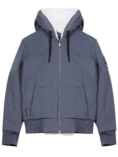 Classic Bunny 3 White Lining Zip Up Hoodie Grisaille - MOOSE KNUCKLES - BALAAN 2