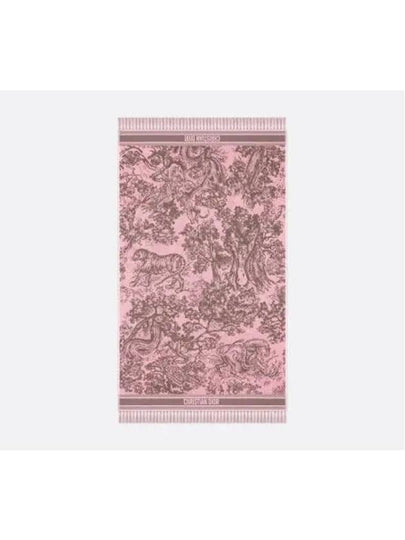 Toile de Jouy Sauvage Towel Pink - DIOR - BALAAN 2